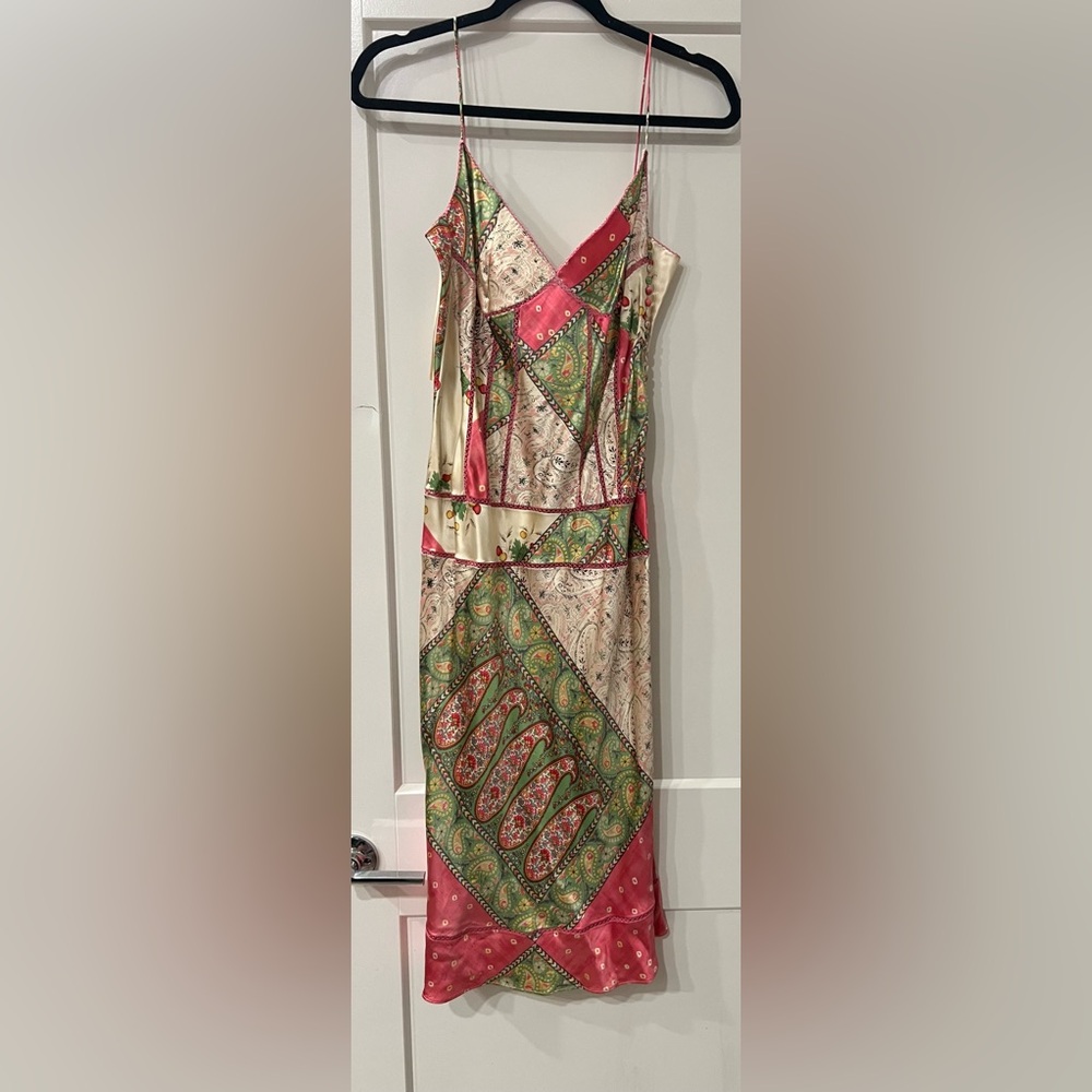 Vintage Christian Dior Patchwork dress